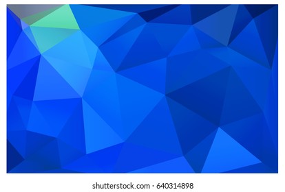 Light BLUE vector blurry triangle background design. Geometric background in Origami style with gradient. 