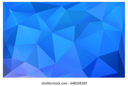 Light BLUE vector blurry triangle background design. Geometric background in Origami style with gradient. 