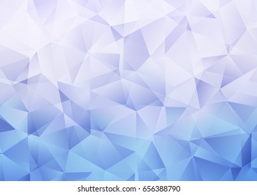 Light BLUE vector blurry triangle template. Shining colored illustration in a brand-new style. A completely new template for your business design.