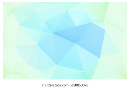 Light BLUE vector blurry triangle background design. Geometric background in Origami style with gradient. 