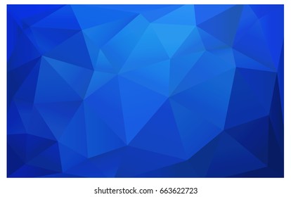 Light BLUE vector blurry triangle background design. Geometric background in Origami style with gradient. 