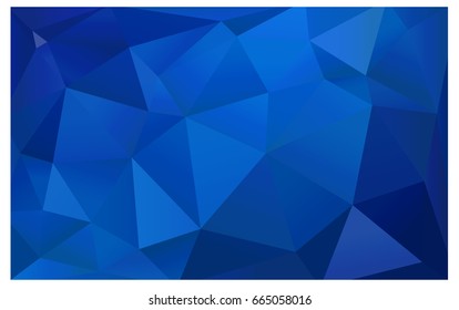 Light BLUE vector blurry triangle background design. Geometric background in Origami style with gradient. 