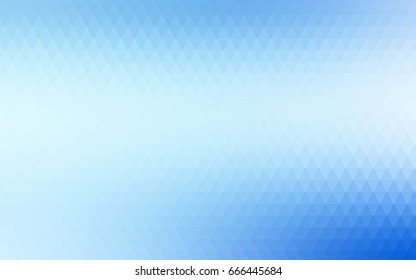 Light BLUE vector blurry triangle pattern. Shining colored illustration in a brand-new style. The completely new template can be used for your brand book.