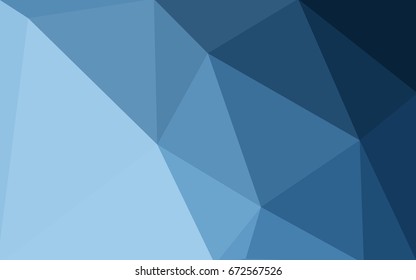 Light BLUE vector blurry triangle background design. Geometric background in Origami style with gradient. 