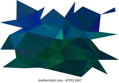 Light BLUE vector blurry triangle background. Brand-new colored illustration in blurry style with gradient. A completely new template for your business design.