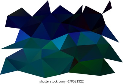 Light BLUE vector blurry triangle template. A completely new color illustration in a vague style. The template can be used as a background for cell phones.