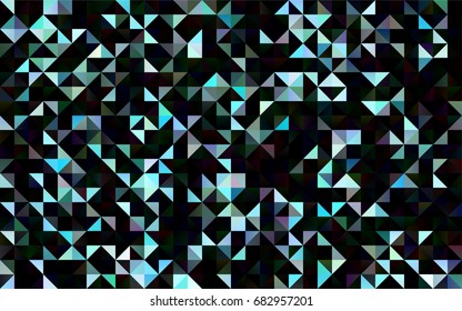 Light BLUE vector blurry triangle pattern. Brand-new colored illustration in blurry style with gradient. The polygonal design can be used for your web site.