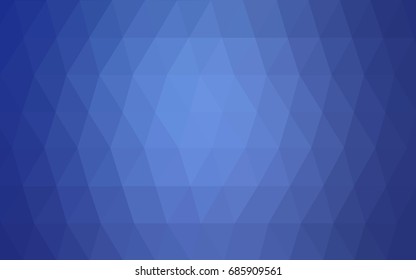 Light BLUE vector blurry triangle background design. Geometric background in Origami style with gradient. 
