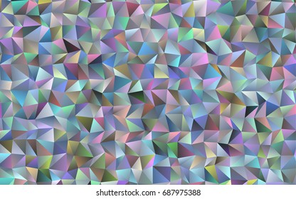 Light BLUE vector blurry triangle template. Glitter abstract illustration with an elegant design. The template can be used as a background for cell phones.