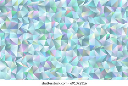Light BLUE vector blurry triangle pattern. A completely new color illustration in a vague style. Triangular pattern for your business design.