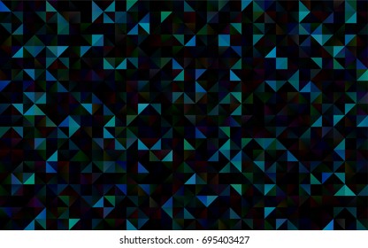 Light BLUE vector blurry triangle template. An elegant bright illustration with gradient. A completely new design for your business.