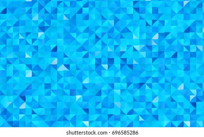 Light BLUE vector blurry triangle pattern. Modern geometrical abstract illustration with gradient. The best triangular design for your business.