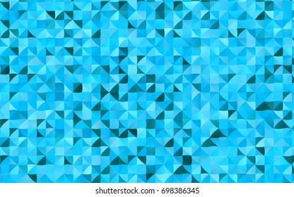 Light BLUE vector blurry triangle pattern. A vague abstract illustration with gradient. The template can be used as a background for cell phones.