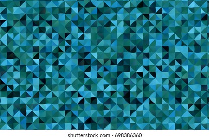 Light BLUE vector blurry triangle template. A sample with polygonal shapes. The polygonal design can be used for your web site.