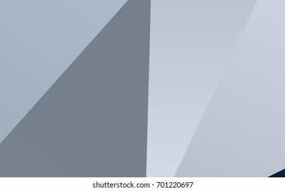 Light BLUE vector blurry triangle template. A vague abstract illustration with gradient. The completely new template can be used for your brand book.