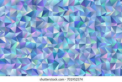 Light BLUE vector blurry triangle background. A sample with polygonal shapes. Triangular pattern for your business design.