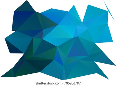 Light BLUE vector blurry triangle template. Glitter abstract illustration with an elegant design. The template can be used as a background for cell phones.