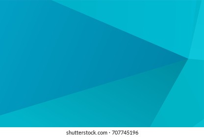 Light BLUE vector blurry triangle template. A sample with polygonal shapes. Triangular pattern for your business design.