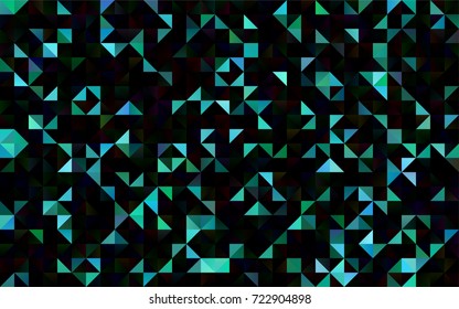 Light BLUE vector blurry triangle pattern. Brand-new colored illustration in blurry style with gradient. Brand-new design for your business.