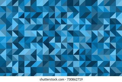 Light BLUE vector blurry triangle template. A sample with polygonal shapes. The textured pattern can be used for background.