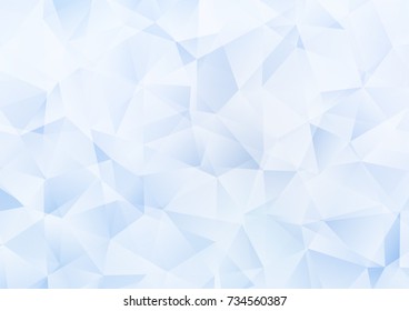 Light BLUE vector blurry triangle template. Glitter abstract illustration with an elegant design. Brand-new style for your business design.