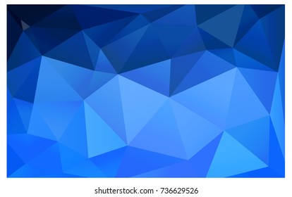 Light BLUE vector blurry triangle background design. Geometric background in Origami style with gradient. 