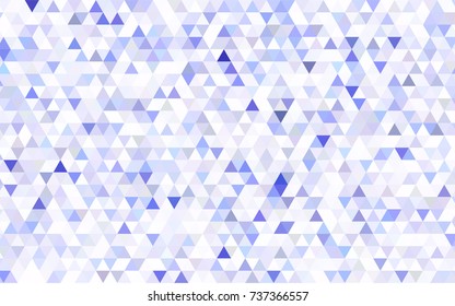 Light BLUE vector blurry triangle background. A vague abstract illustration with gradient. A completely new design for your business.