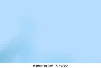 Light BLUE vector blurry triangle template. A vague abstract illustration with gradient. The template can be used as a background for cell phones.