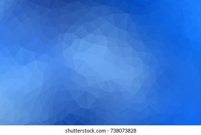 Light BLUE vector blurry triangle background design. Geometric background in Origami style with gradient. 