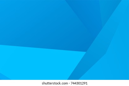 Light BLUE vector blurry triangle background. A completely new color illustration in a vague style. Brand-new style for your business design.