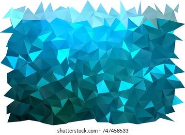 Light BLUE vector blurry triangle background. An elegant bright illustration with gradient. A completely new template for your business design.