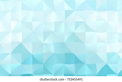 Light BLUE vector blurry triangle background. Modern geometrical abstract illustration with gradient. The best triangular design for your business.