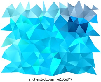 Light BLUE vector blurry triangle template. A vague abstract illustration with gradient. The template can be used as a background for cell phones.