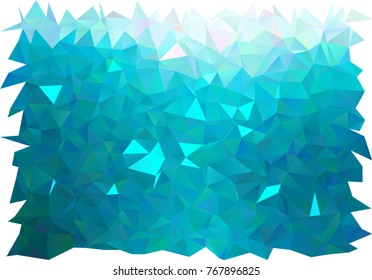 Light BLUE vector blurry triangle template. Shining illustration, which consist of triangles. The best triangular design for your business.