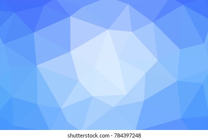 Light BLUE vector blurry triangle background design. Geometric background in Origami style with gradient. 