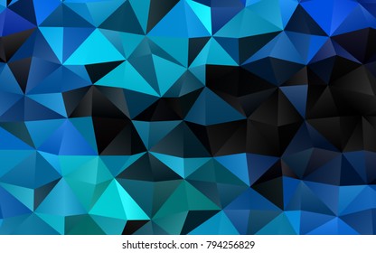 Light BLUE vector blurry triangle background. Colorful illustration in abstract style with gradient. Brand-new design for your business.