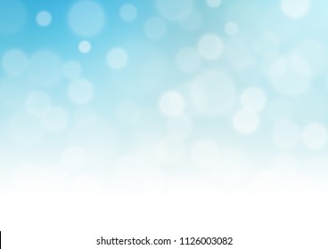 Light BLUE vector bokeh and colorful pattern. Colorful illustration in blurry style with gradient. The best blurred design for your business.