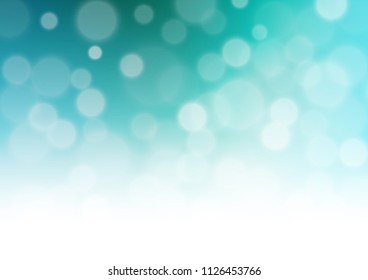 Light BLUE vector bokeh and colorful bokeh pattern. Shining colorful illustration in a Brand new style. A completely new template for your design.