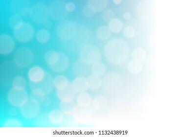 Light BLUE vector bokeh and colorful pattern. Modern geometrical abstract illustration with gradient. A completely new template for your design.