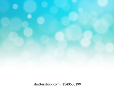 Light BLUE vector bokeh and colorful pattern. A completely new color illustration in a bokeh style. The background for your creative designs.