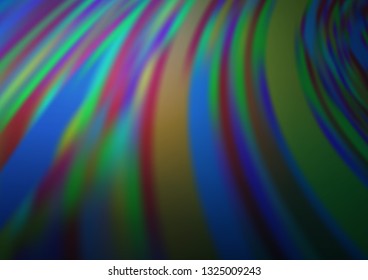 Light BLUE vector bokeh and colorful pattern. Modern geometrical abstract illustration with gradient. The elegant pattern for brand book.