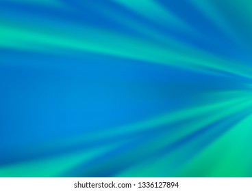 Light BLUE vector bokeh and colorful pattern. A vague abstract illustration with gradient. The blurred design can be used for your web site.