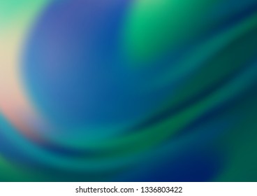 Light BLUE vector bokeh and colorful pattern. Glitter abstract illustration with an elegant design. Brand new design for your business.