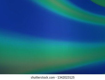 Light BLUE vector bokeh and colorful pattern. Colorful illustration in blurry style with gradient. A completely new template for your design.