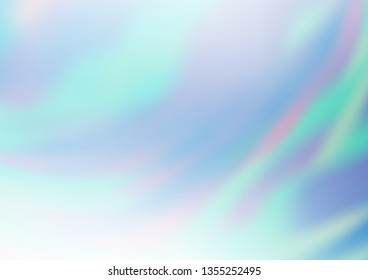 Light BLUE vector bokeh and colorful pattern. A vague abstract illustration with gradient. A completely new template for your design.