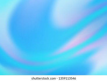Light BLUE vector bokeh and colorful pattern. Colorful illustration in abstract style with gradient. A completely new template for your design.