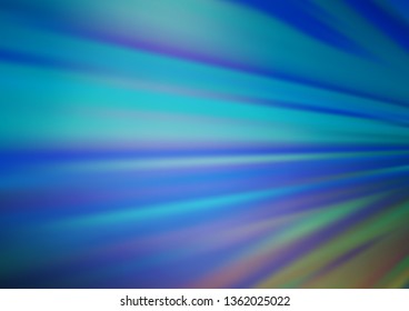 Light BLUE vector bokeh and colorful pattern. Colorful abstract illustration with gradient. The blurred design can be used for your web site.