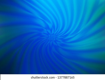 Light BLUE vector bokeh and colorful pattern. A vague abstract illustration with gradient. Brand new style for your business design.