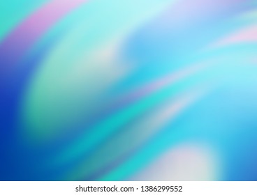 Light BLUE vector bokeh and colorful pattern. Colorful illustration in blurry style with gradient. A completely new template for your design.