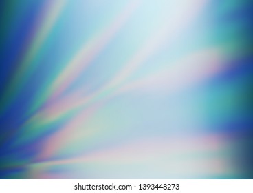 Light BLUE vector bokeh and colorful pattern. Modern geometrical abstract illustration with gradient. The template can be used for your brand book.